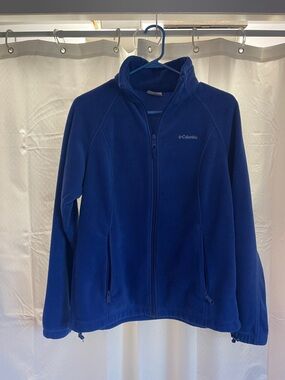 Columbia Deep Blue Women's Full-Zip Fleece Jacket